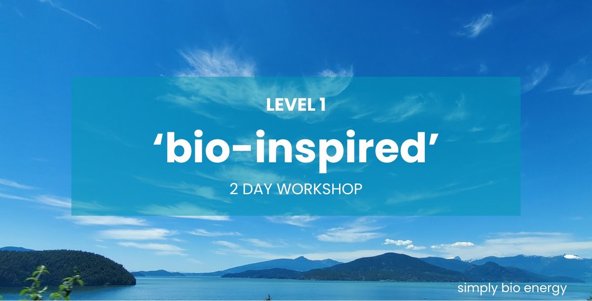 Level 1 - 'Bio-Inspired' - 2 Day Workshop