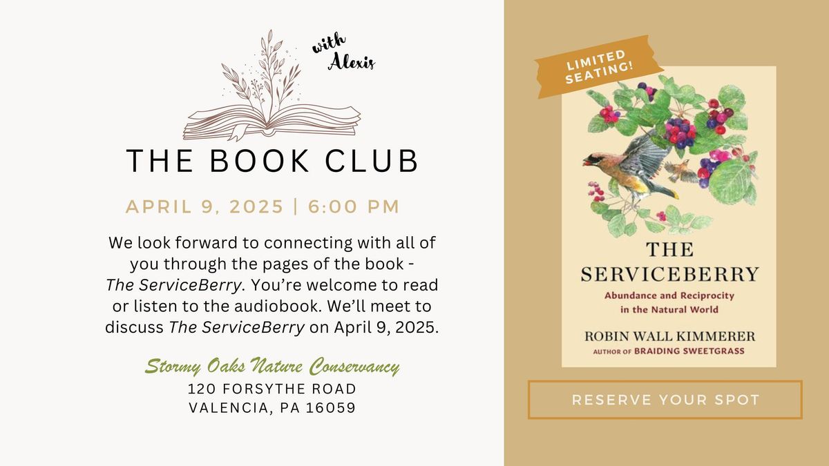 The Book Club at Stormy Oaks Nature Conservancy