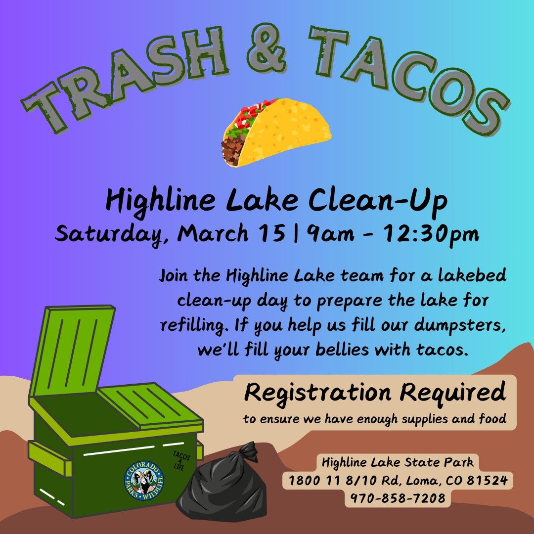 Trash & Tacos - Lake Clean-Up Day