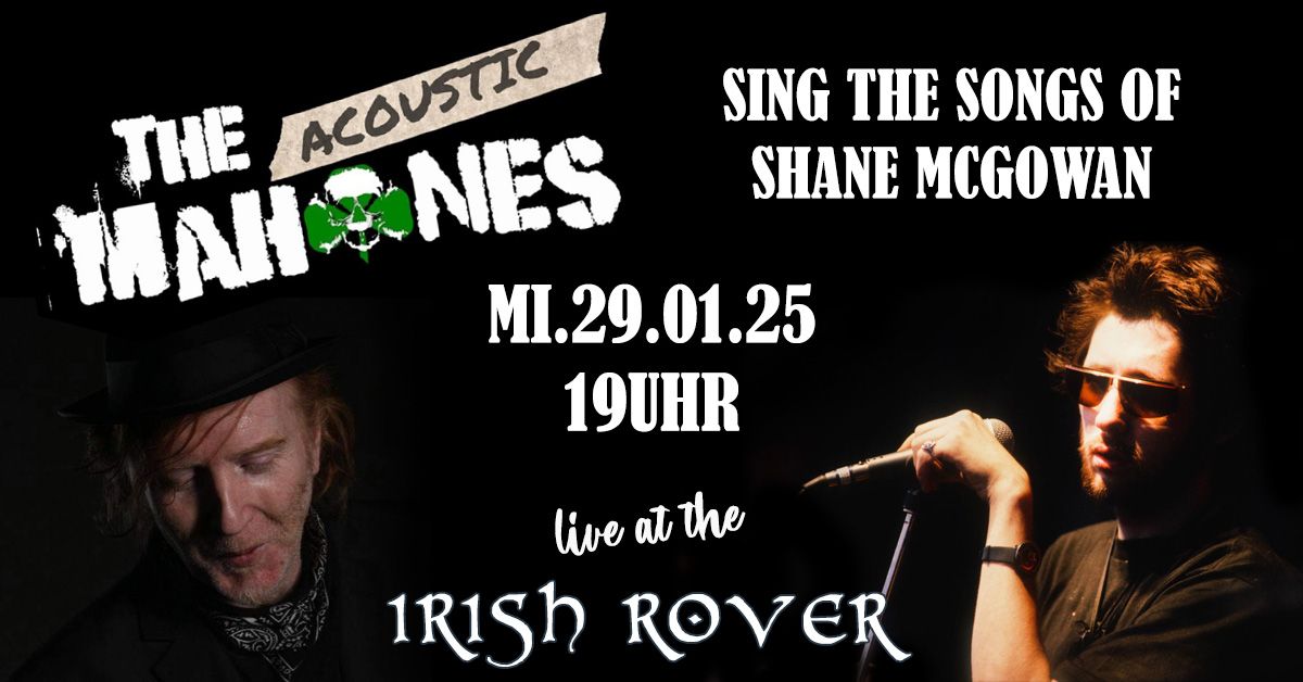 The Mahones sing songs of Shane McGowan - live in Hamburg