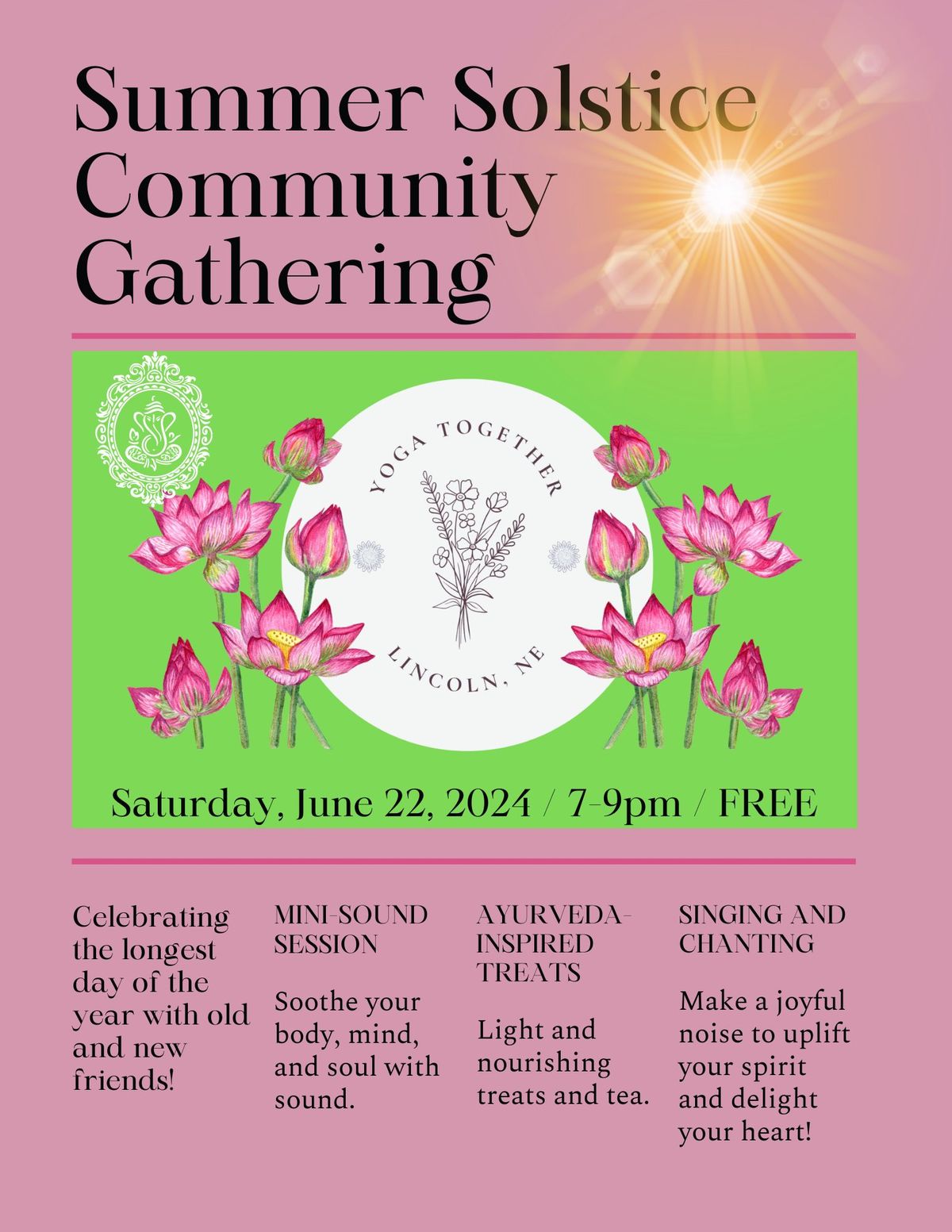 Summer Solstice Community Gathering