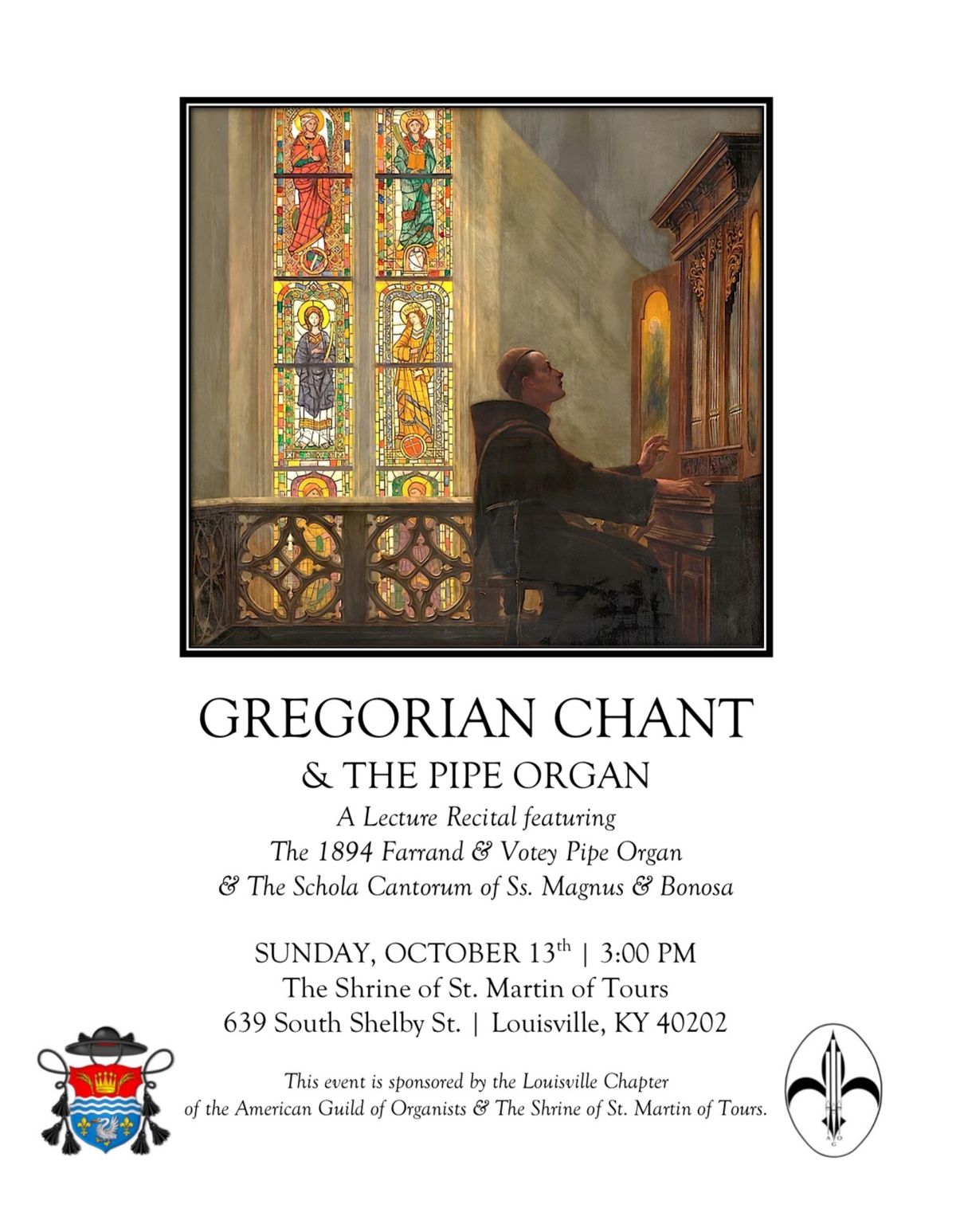 Gregorian Chant & Pipe Organ Recital