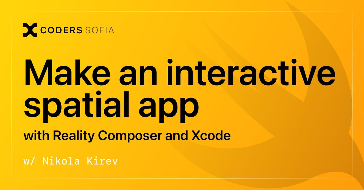 Make an interactive spatial app with Reality Composer and Xcode