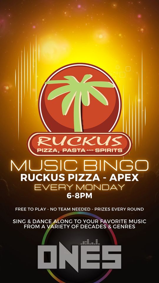 Music Bingo @ Ruckus Apex 