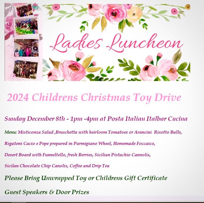 2024 Ladies Fascinating Luncheon & Children\u2019s Toy Drive