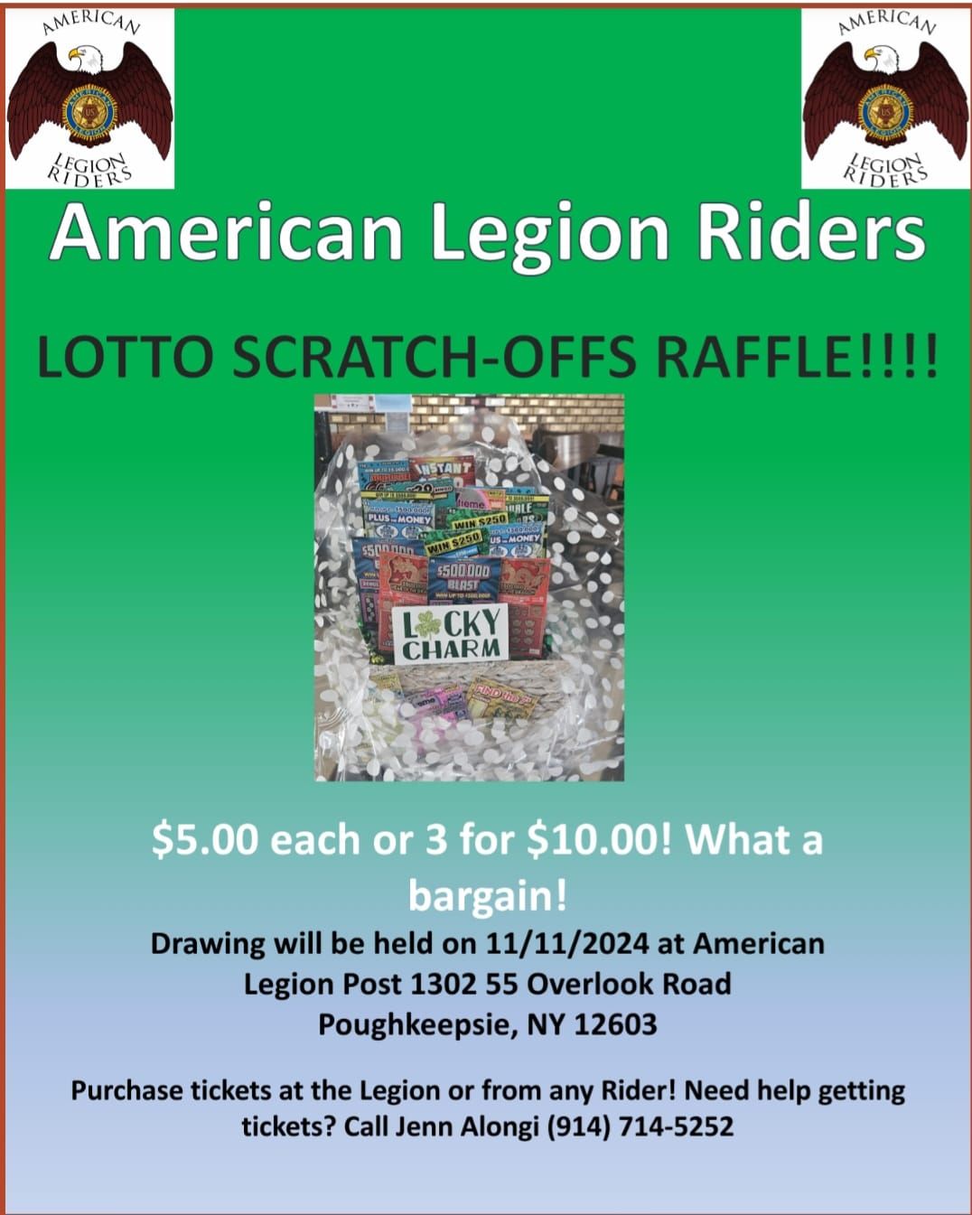 LOTTERY SCRATCHER BASKET RAFFLE