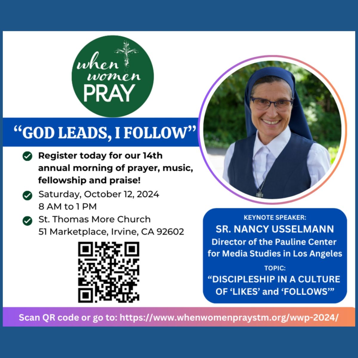 14th Annual Morning of Prayer - "God Leads, I Follow"