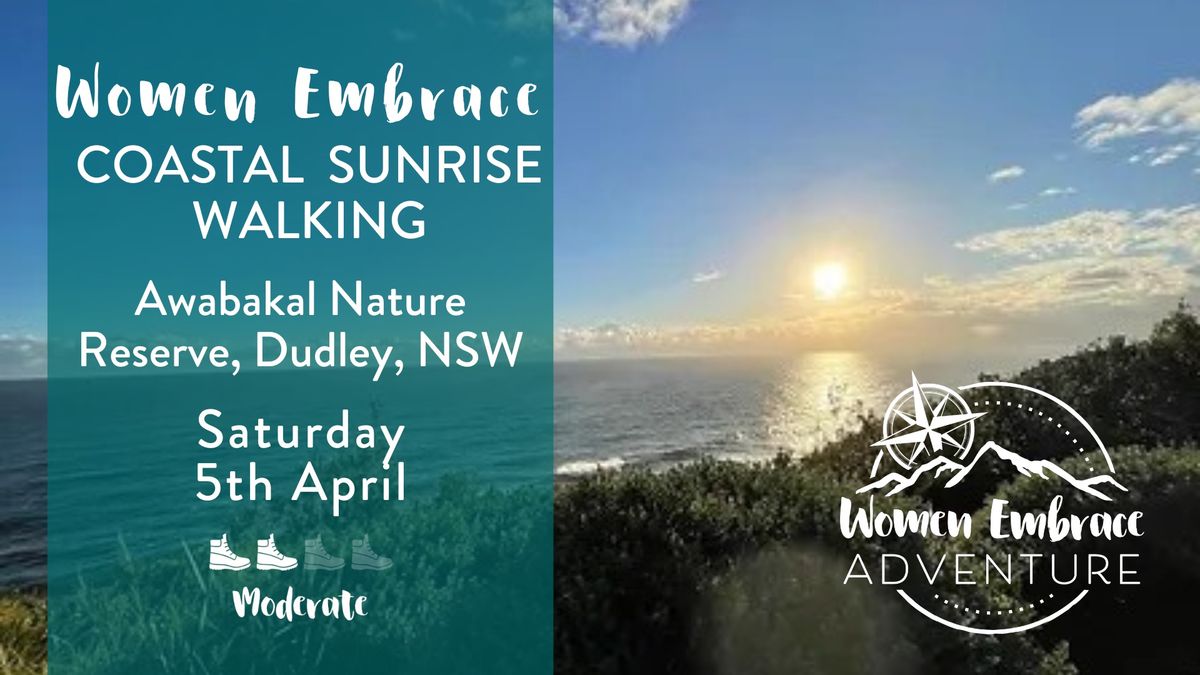 Women Embrace Dudley Coastal Sunrise Walking - Newcastle NSW