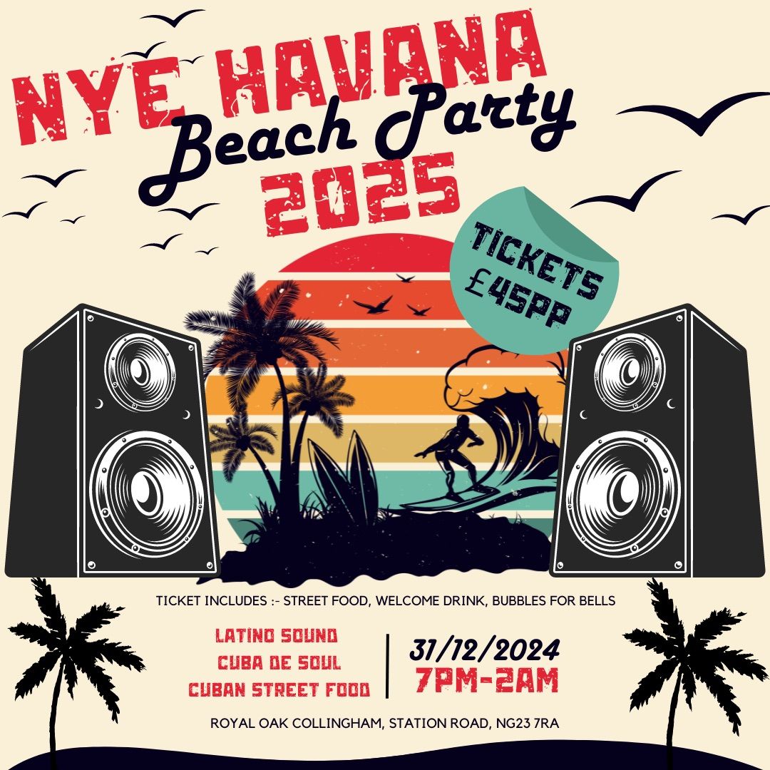 NYE HAVANA BEACH PARTY 