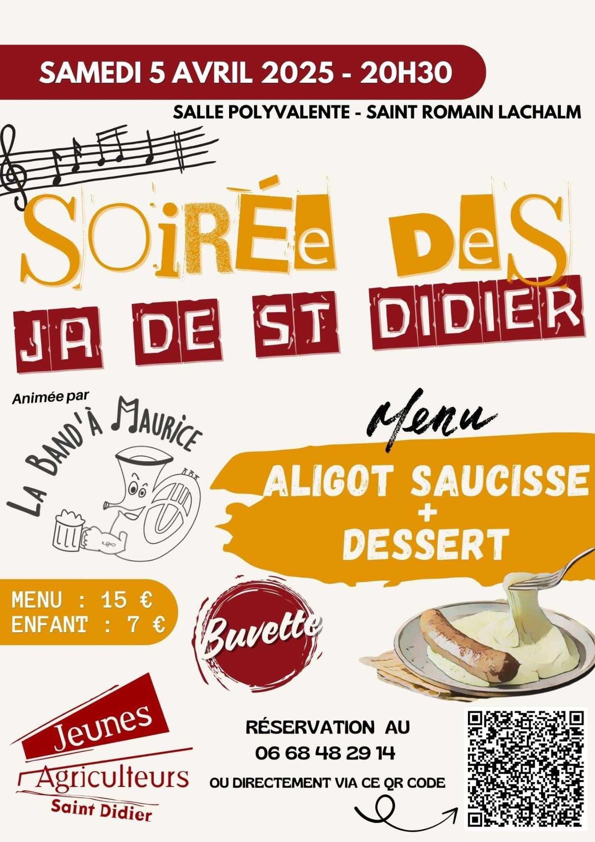 Soir\u00e9e des JA de St Didier 