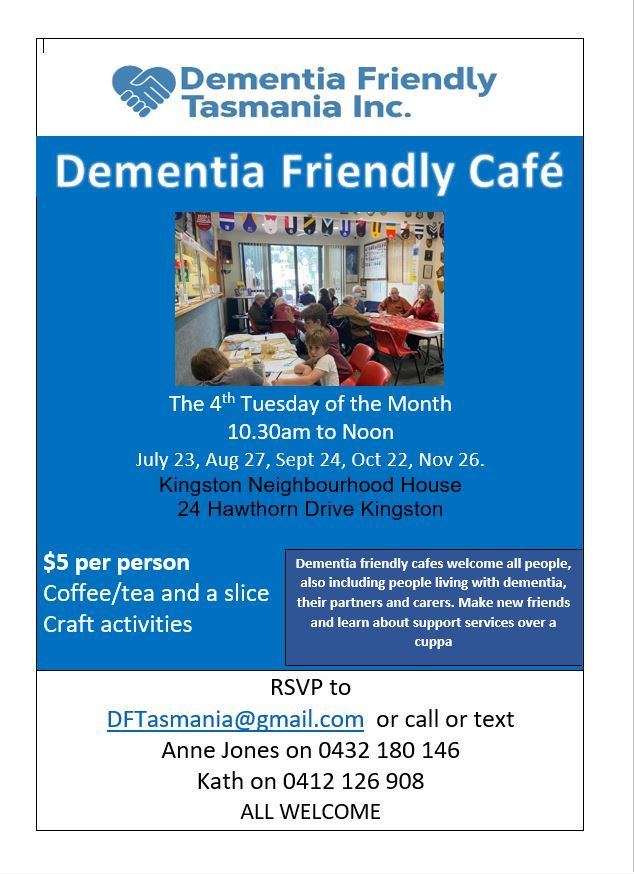 Dementia Friendly Caf\u00e9