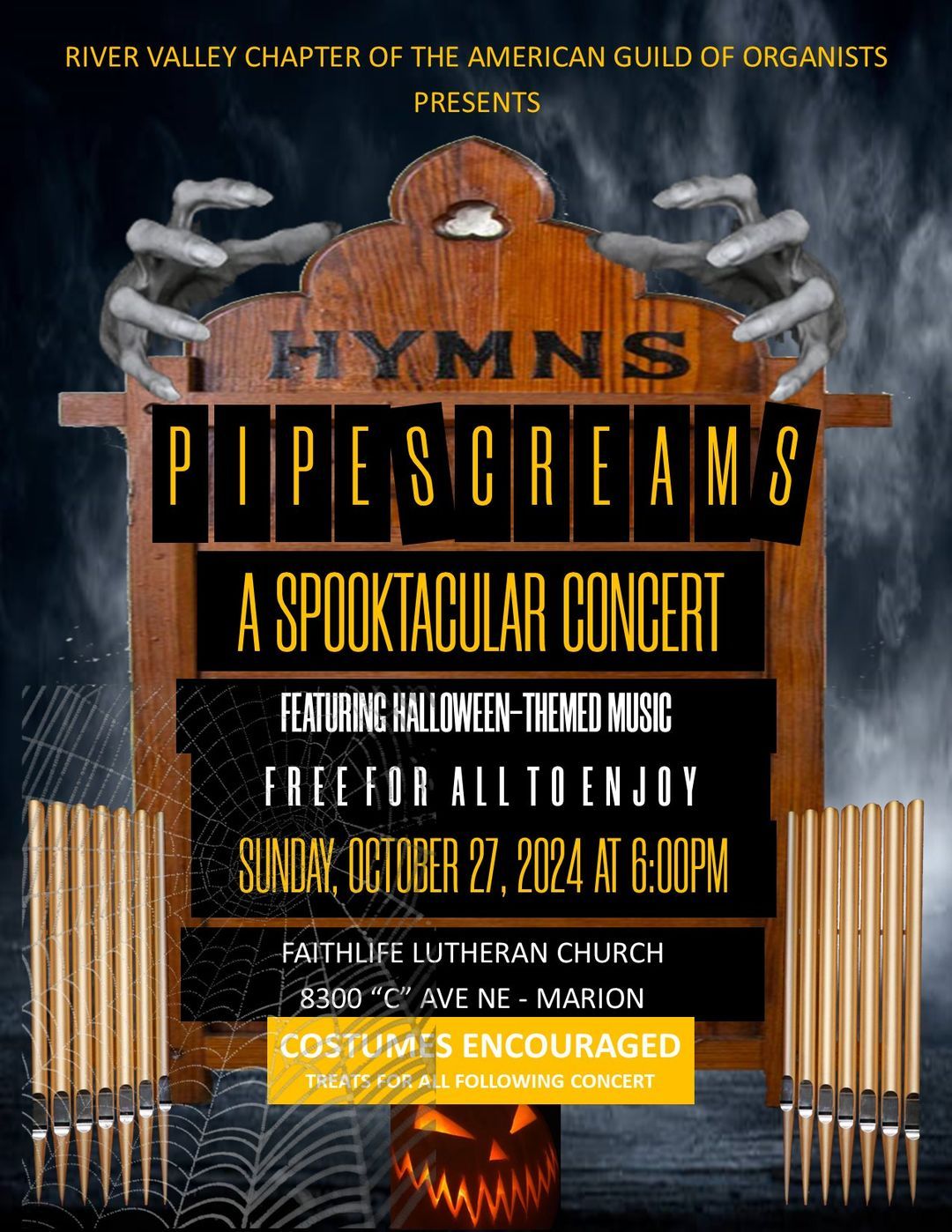 PipeScreams, a Spooktacular Concert