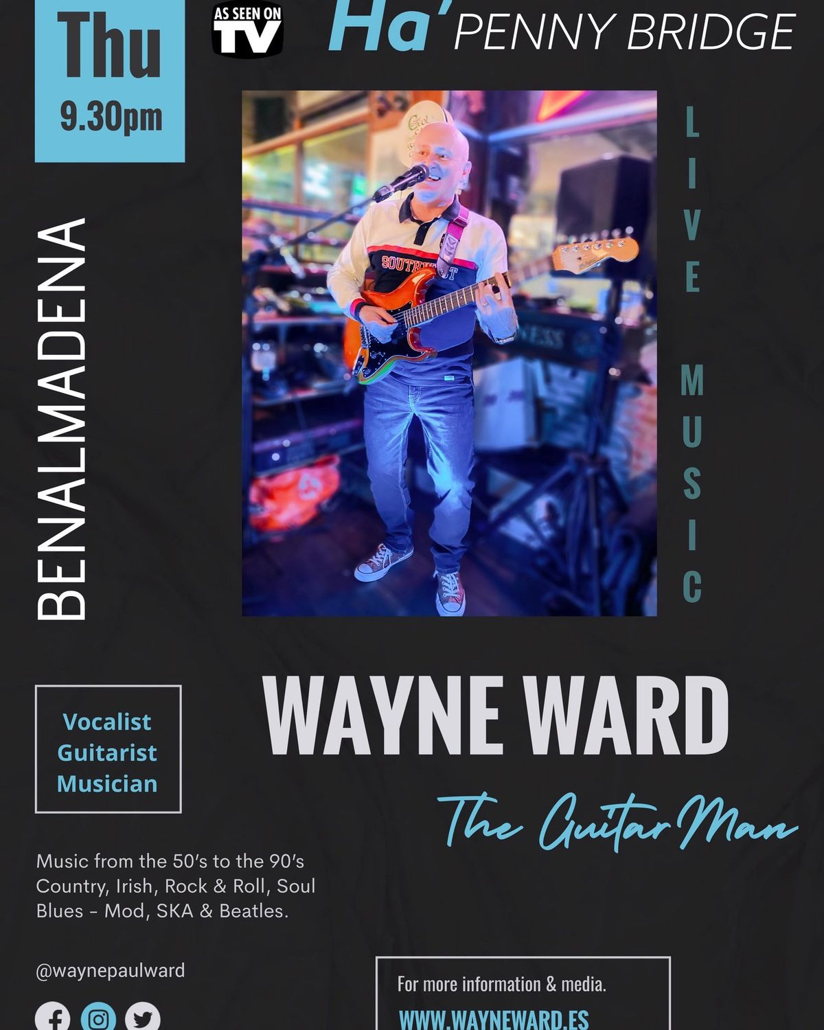 Wayne Ward The GuitarMan Live!