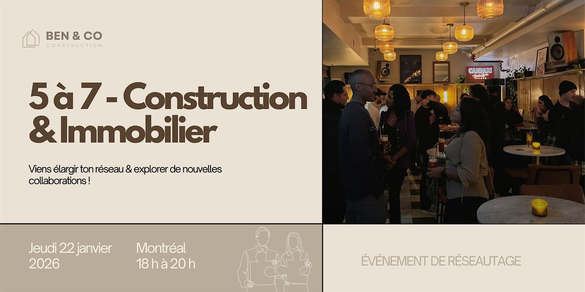 5@7 Speed networking - Construction & Immobilier