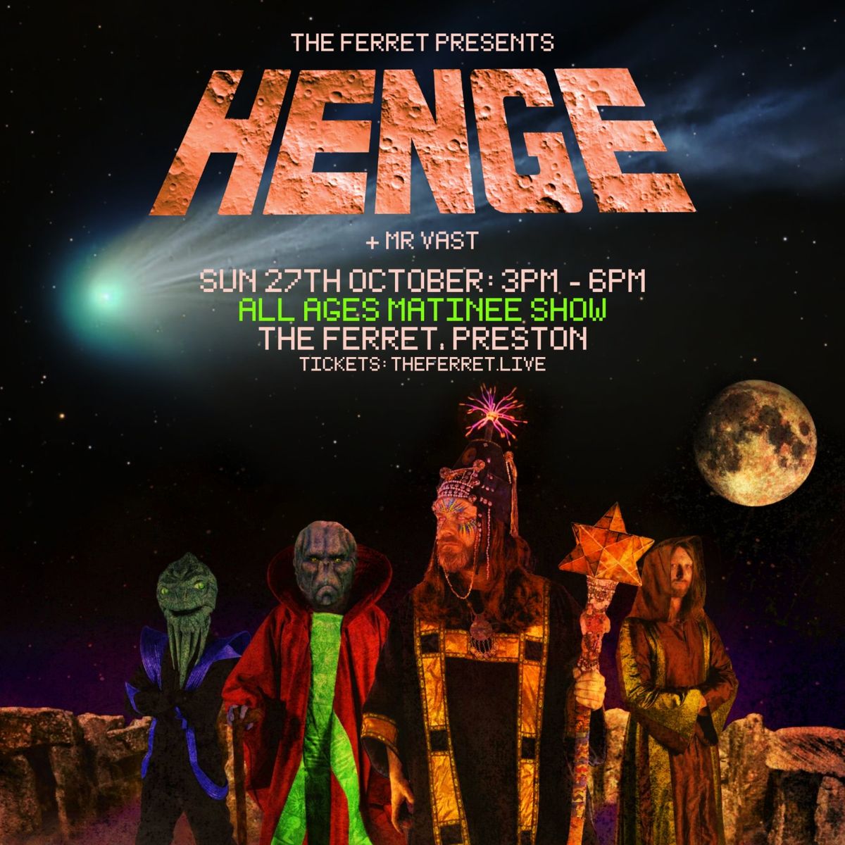 HENGE: An All Ages Matinee Show | The Ferret, Preston - 27.10.24