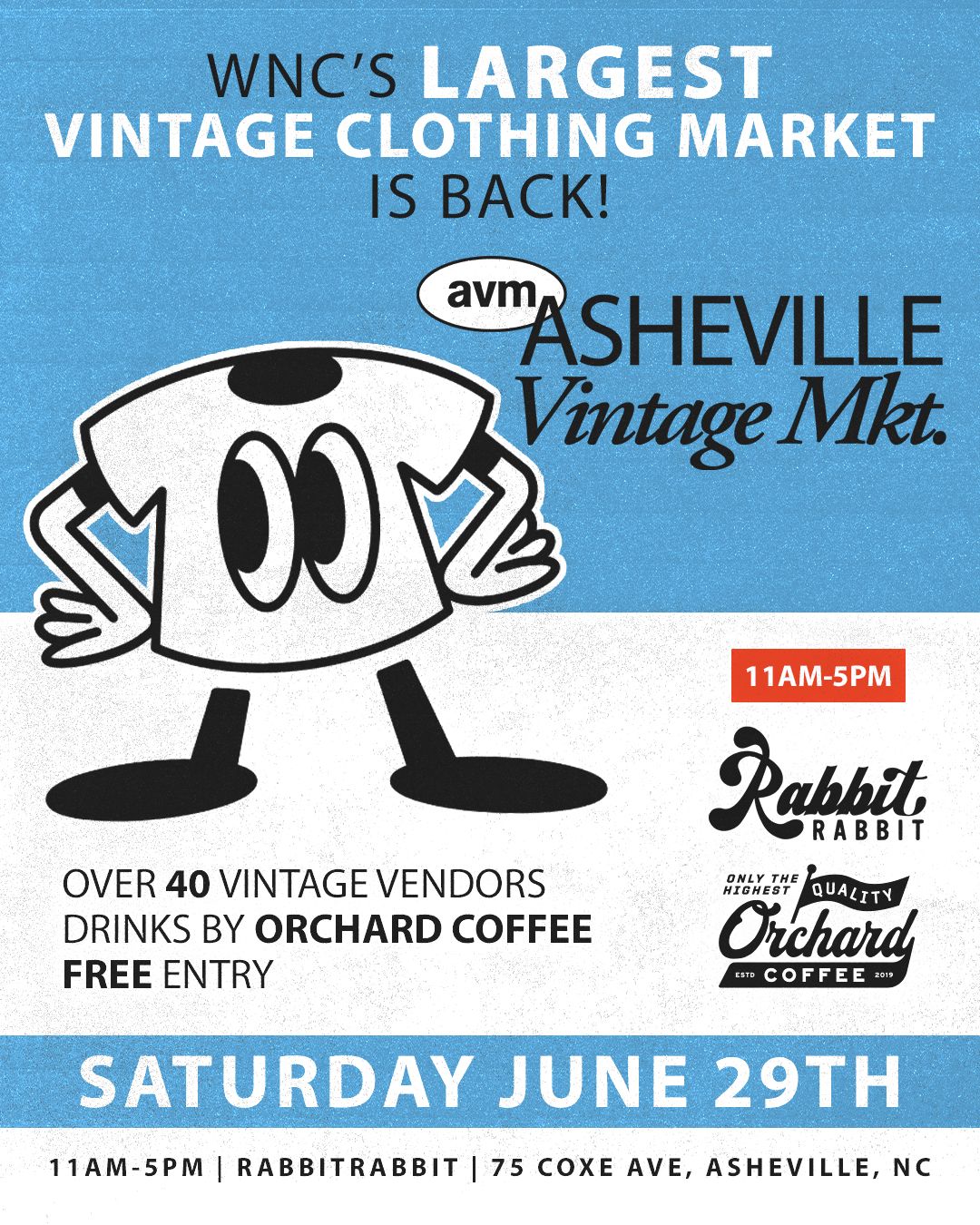 Asheville Vintage Market SATURDAY JUNE 29th