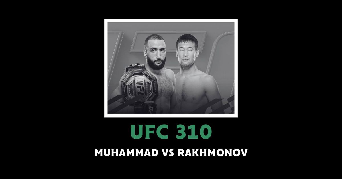 UFC 310: Muhammad vs Rakhmonov