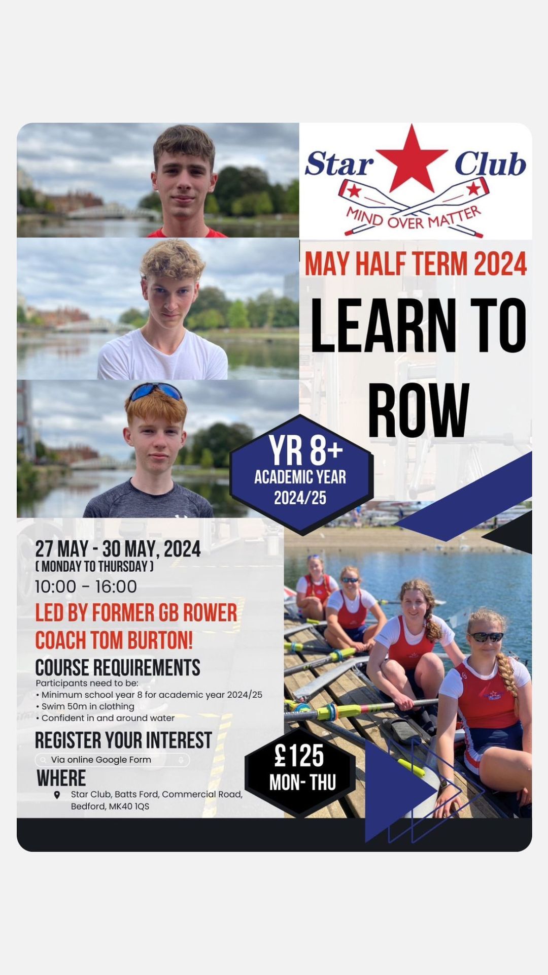 Star Club Rowing | Junior Learn To Row