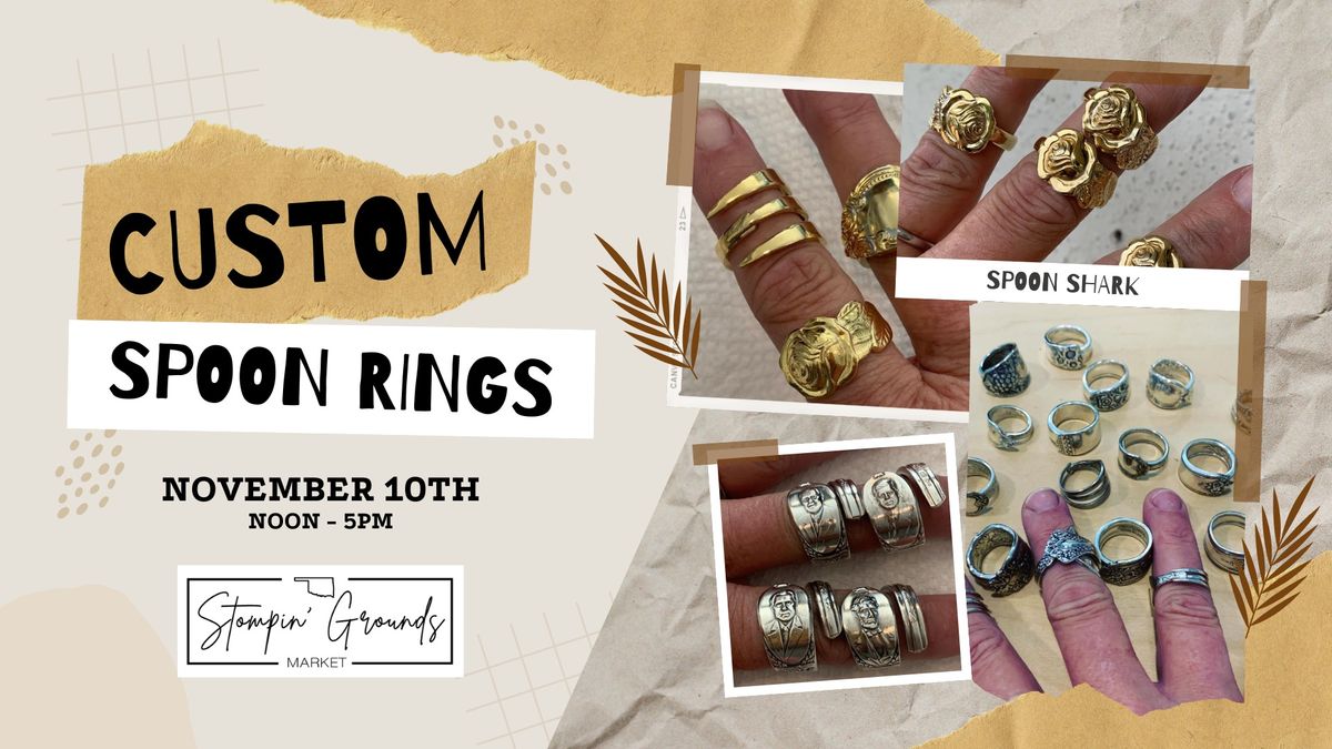 Custom Spoon Rings by Spoon Shark