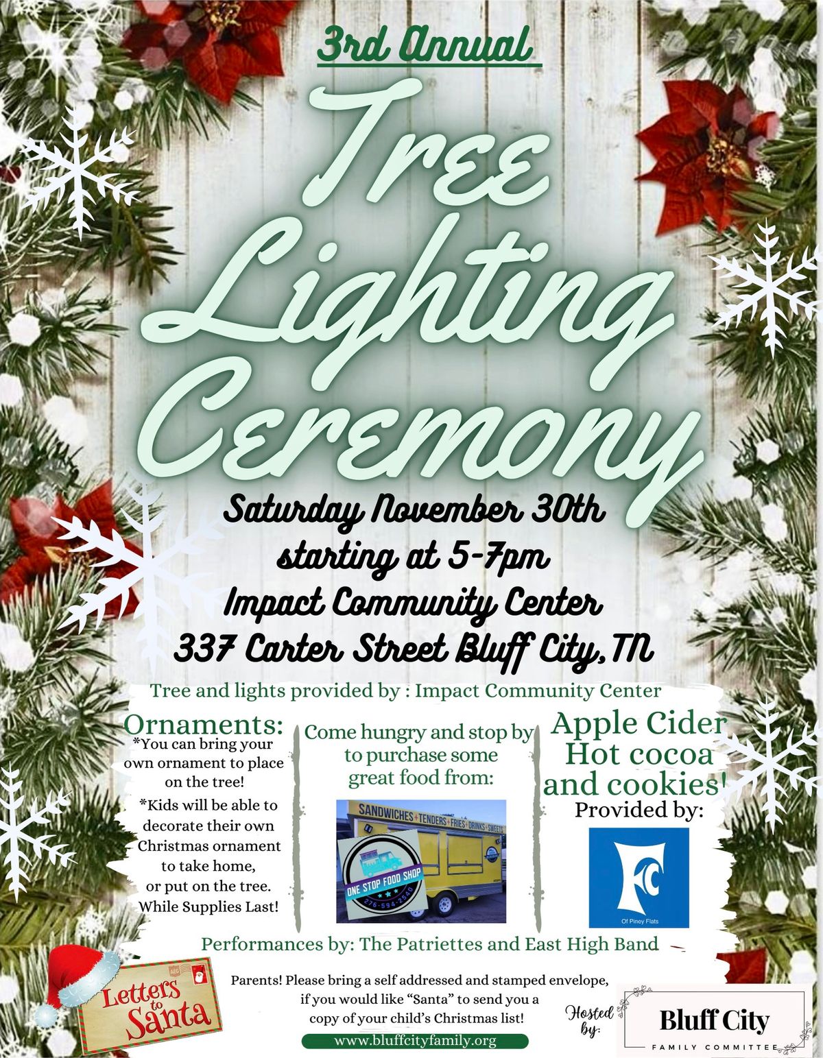 Bluff City Christmas Tree Lighting Ceremony 