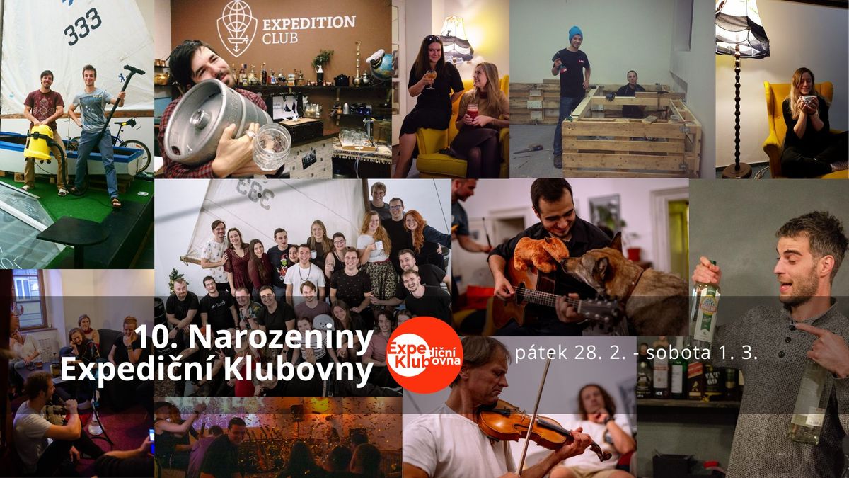 10. Narozeniny Expedi\u010dn\u00ed Klubovny