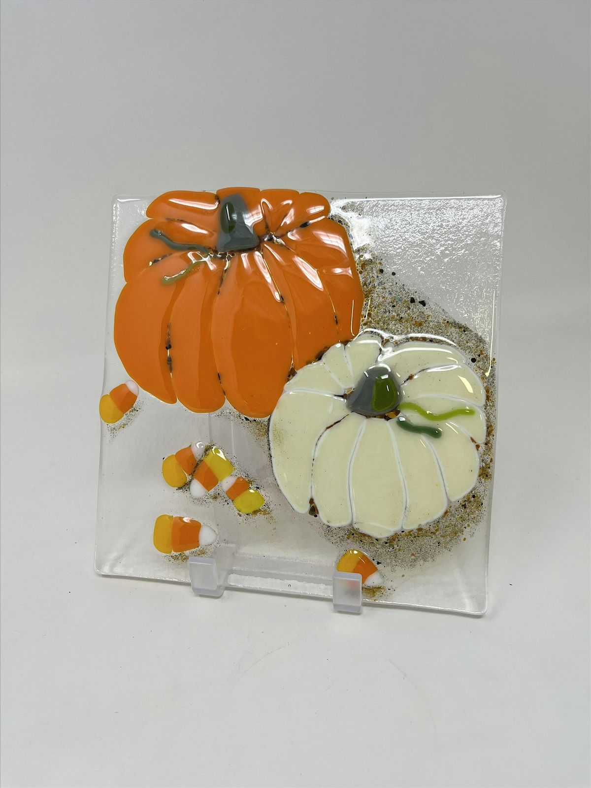 What the Flat-Fused Pumpkin!!...Create your own fused glass fall project!