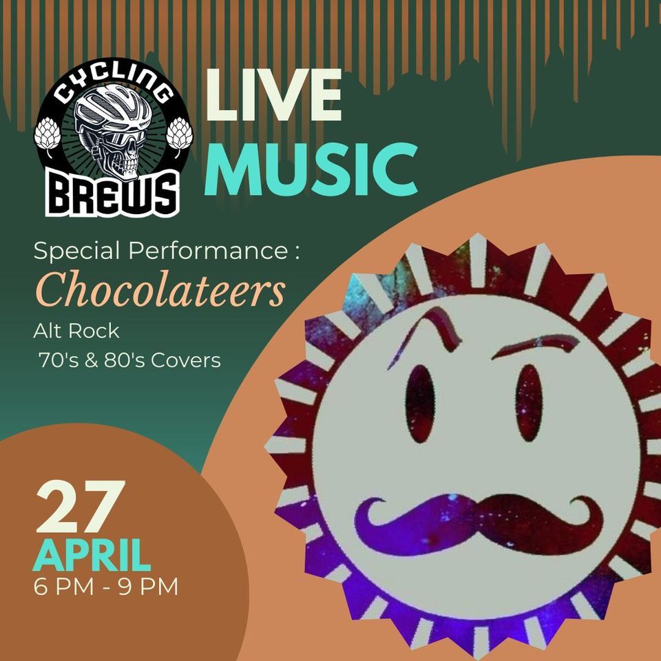 LIVE MUSIC Event: Chocolateers @ Cycling Brews