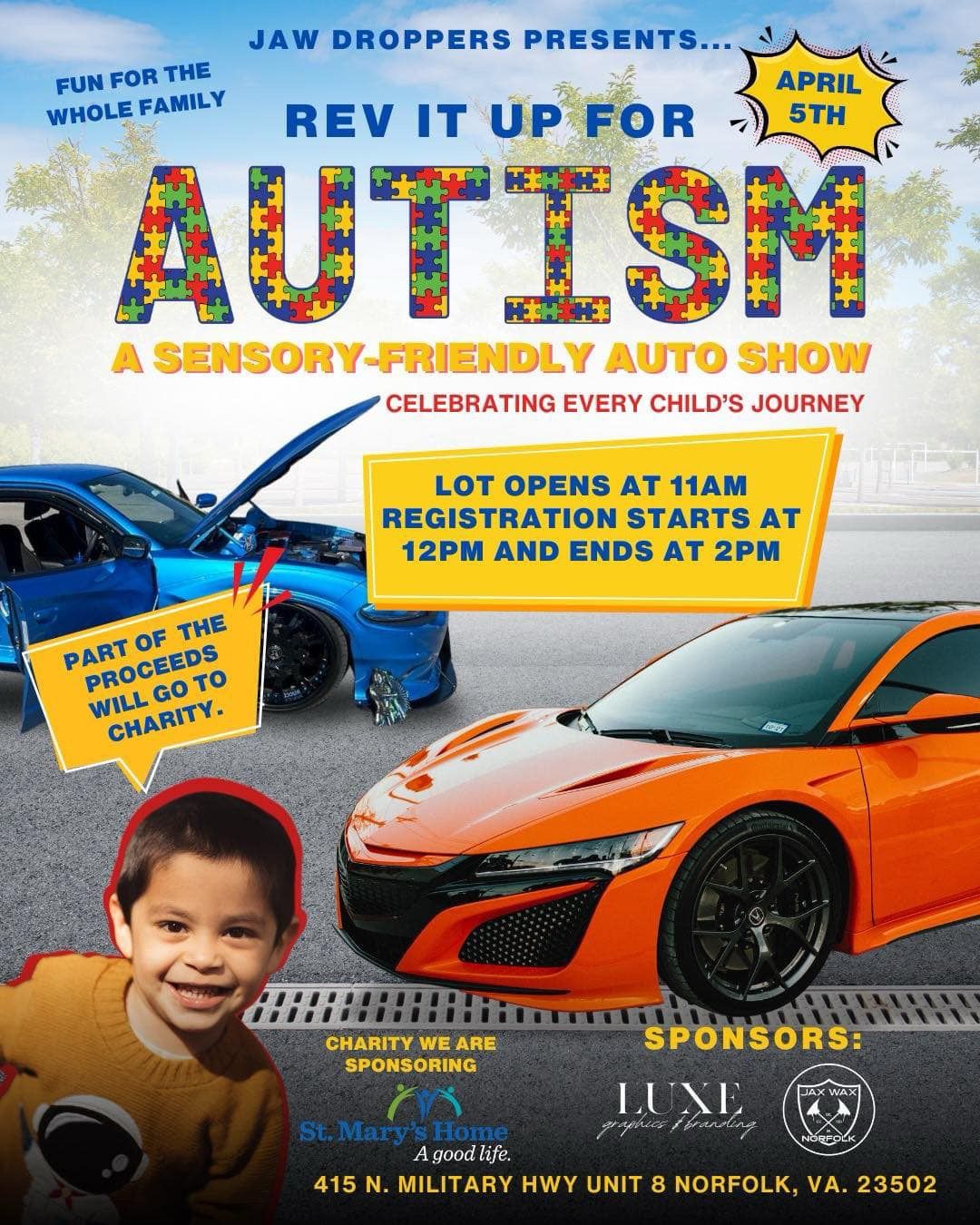 Rev it up for Autism  auto show