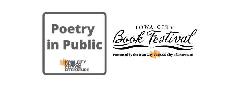 Poetry in Public Reading Featuring special guest Iowa Student Poet Ambassador Tanya Rastogi.