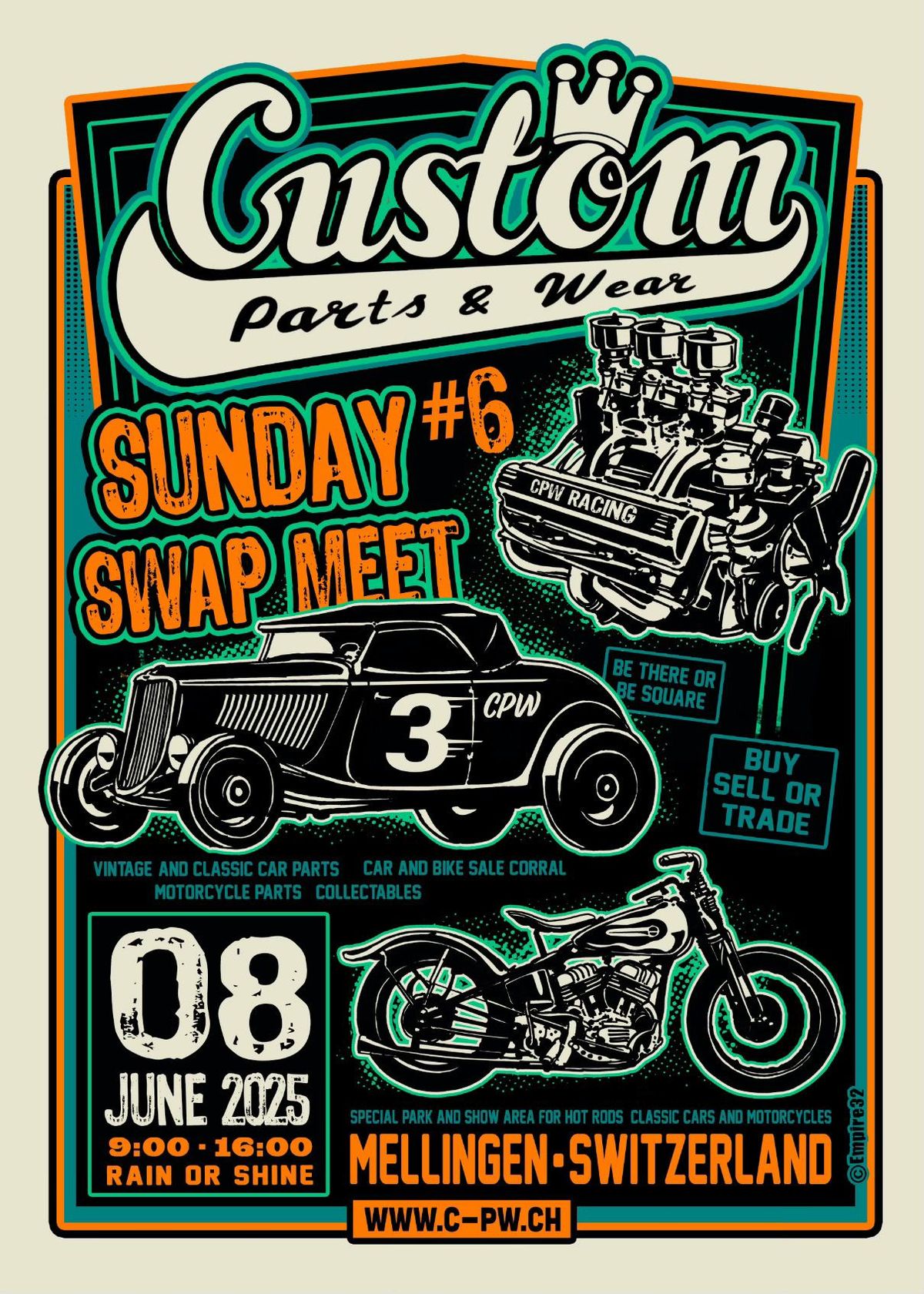 Custom Parts&Wear Sunday Swap Meet #6