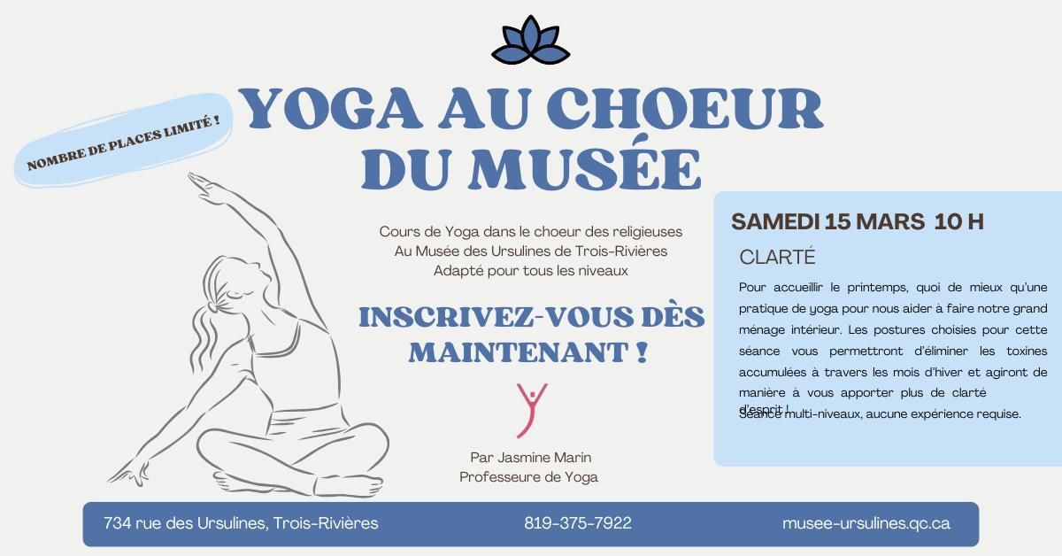 Yoga au choeur du Mus\u00e9e