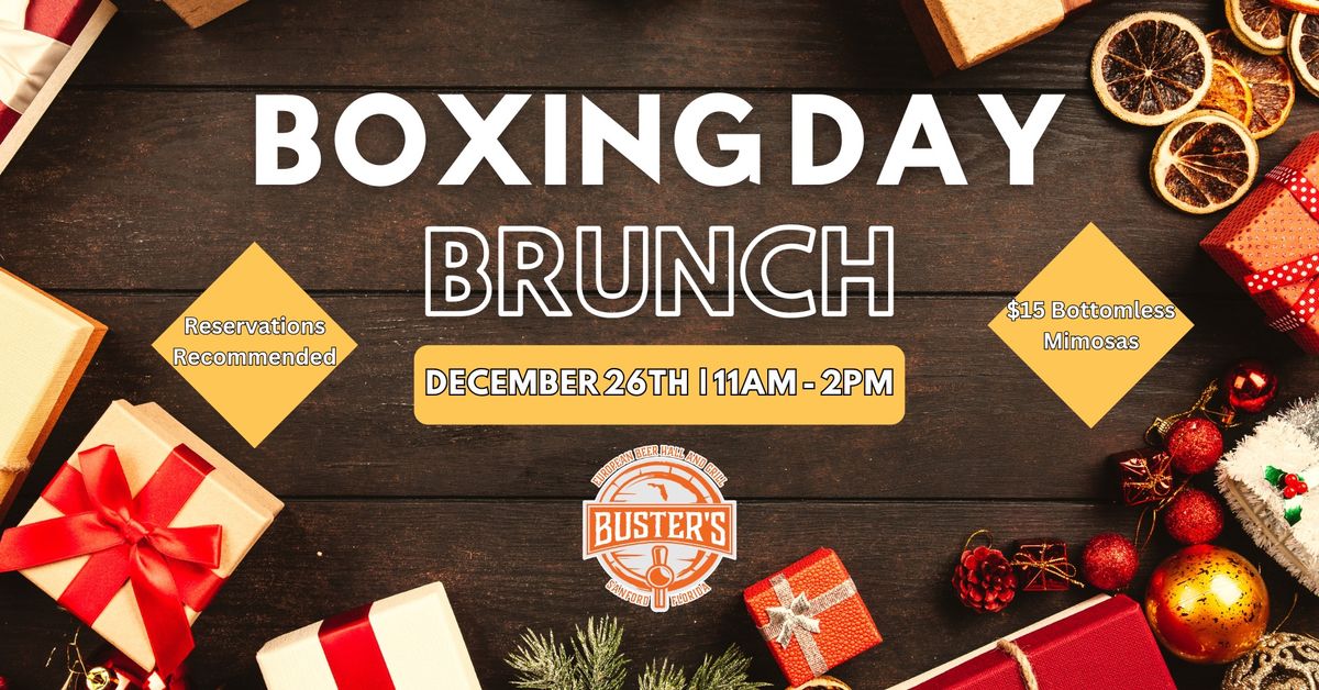 Boxing Day Brunch - Buster\u2019s Sanford