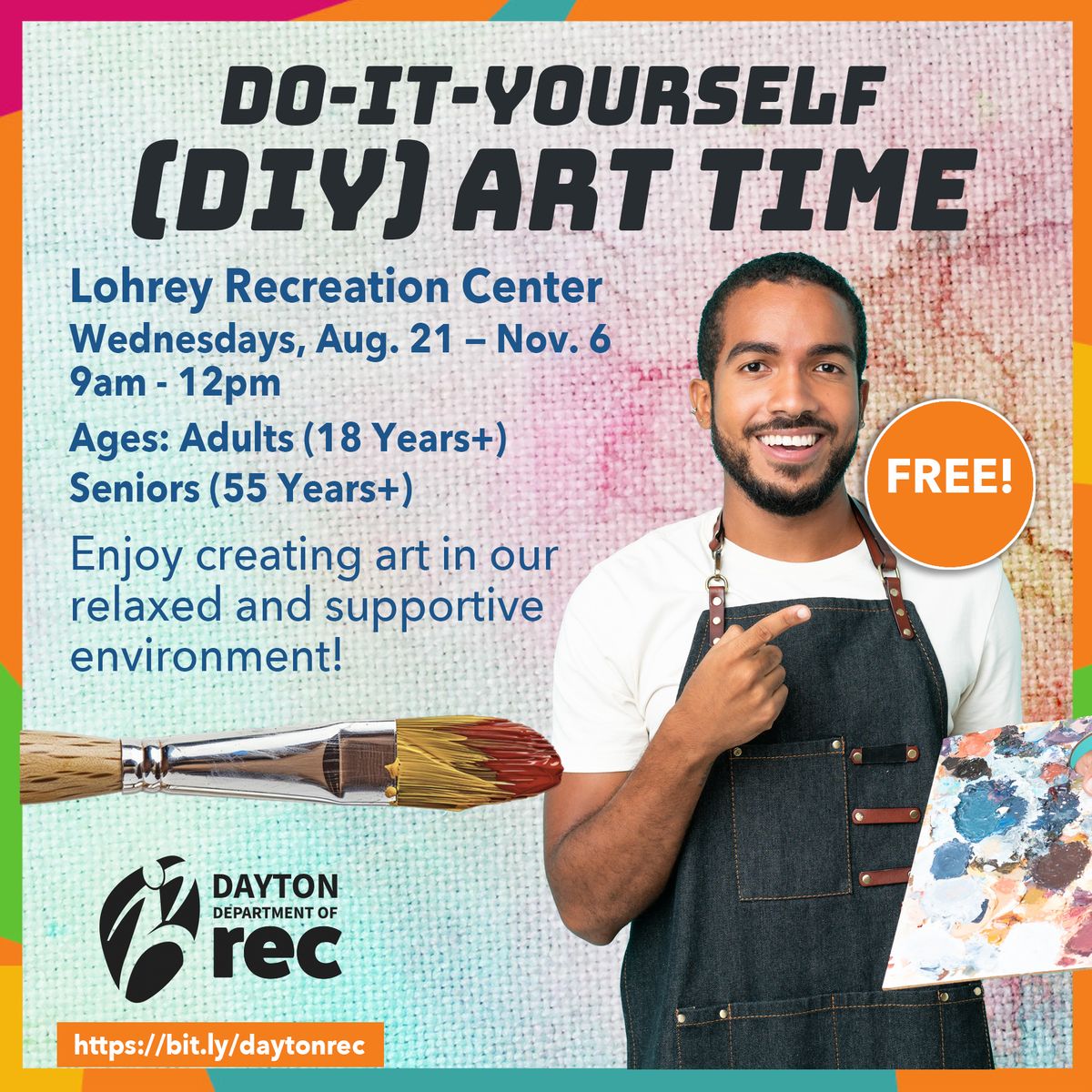 Do-It-Yourself (DIY) Art Time at LOHREY on Wednesdays