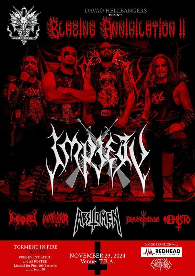 BLAZING ANNIHILATION II: THE MIGHTY IMPIETY ASIAN TOUR 2024