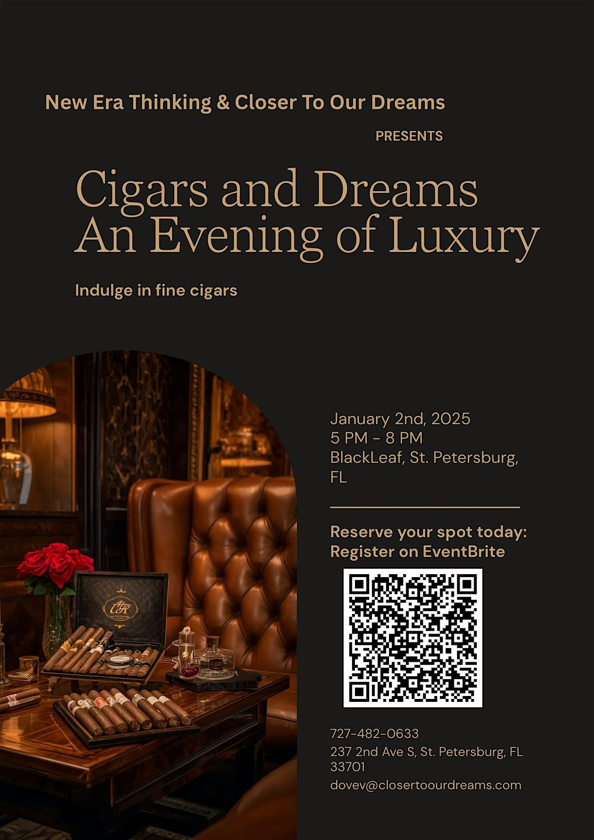 Cigars & Dreams - A Networking experience for Professionals