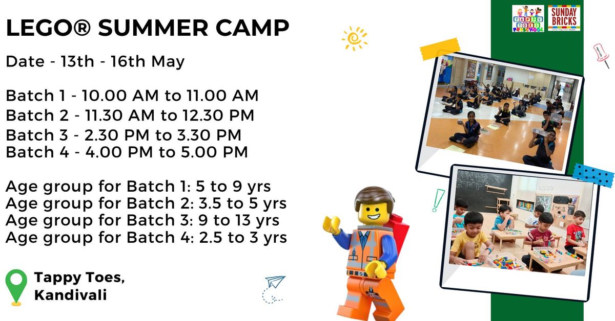 LEGO Summer Camp- Kandivali