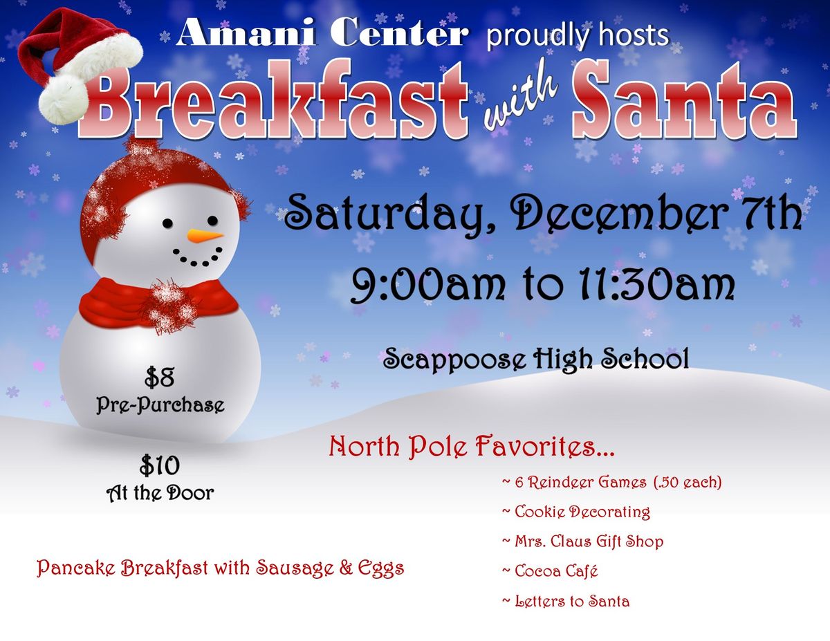 Amani Center - Breakfast With Santa 2024