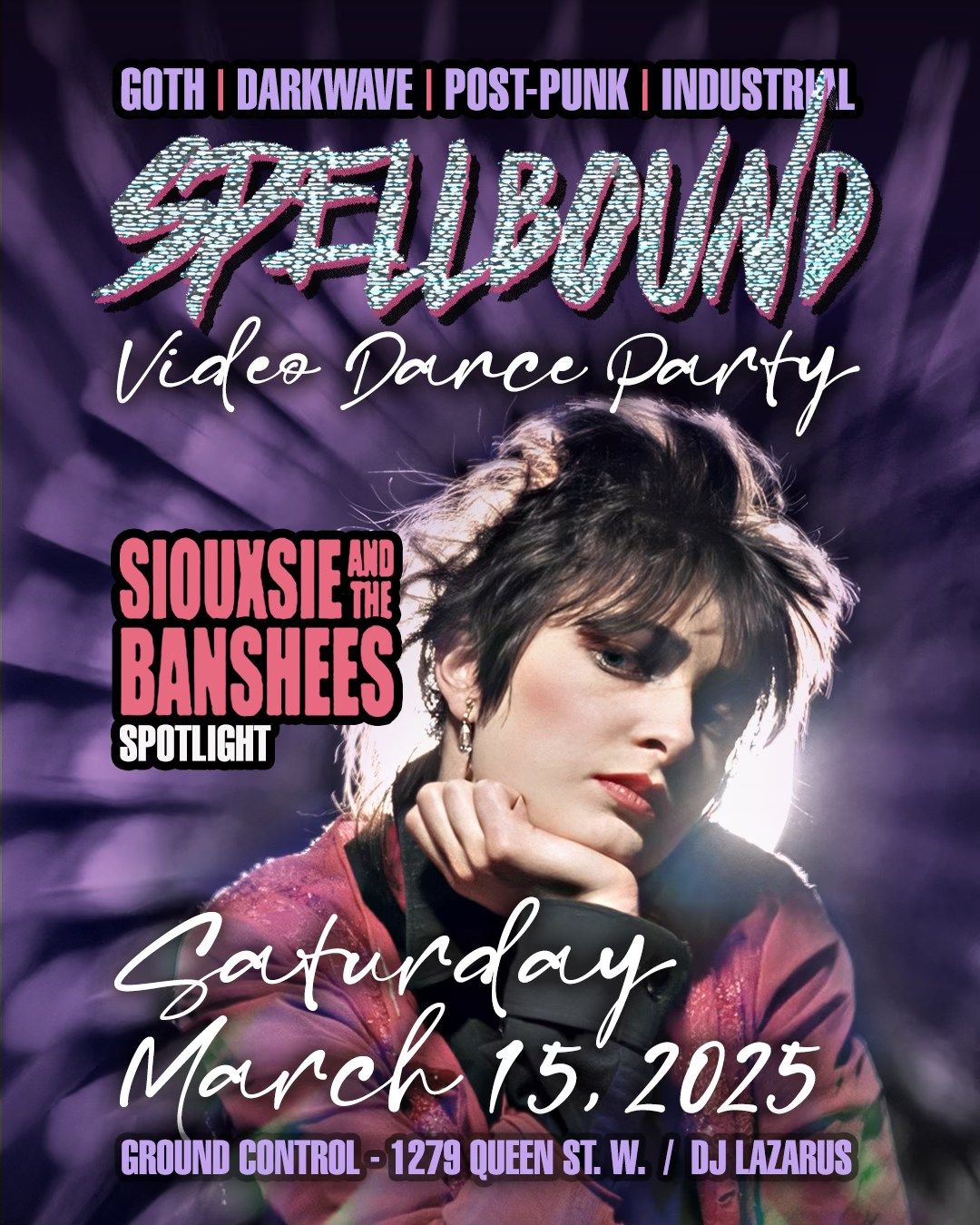 SPELLBOUND: Goth Darkwave Post-Punk Video Dance Party w\/ SIOUXSIE & THE BANSHEES Spotlight