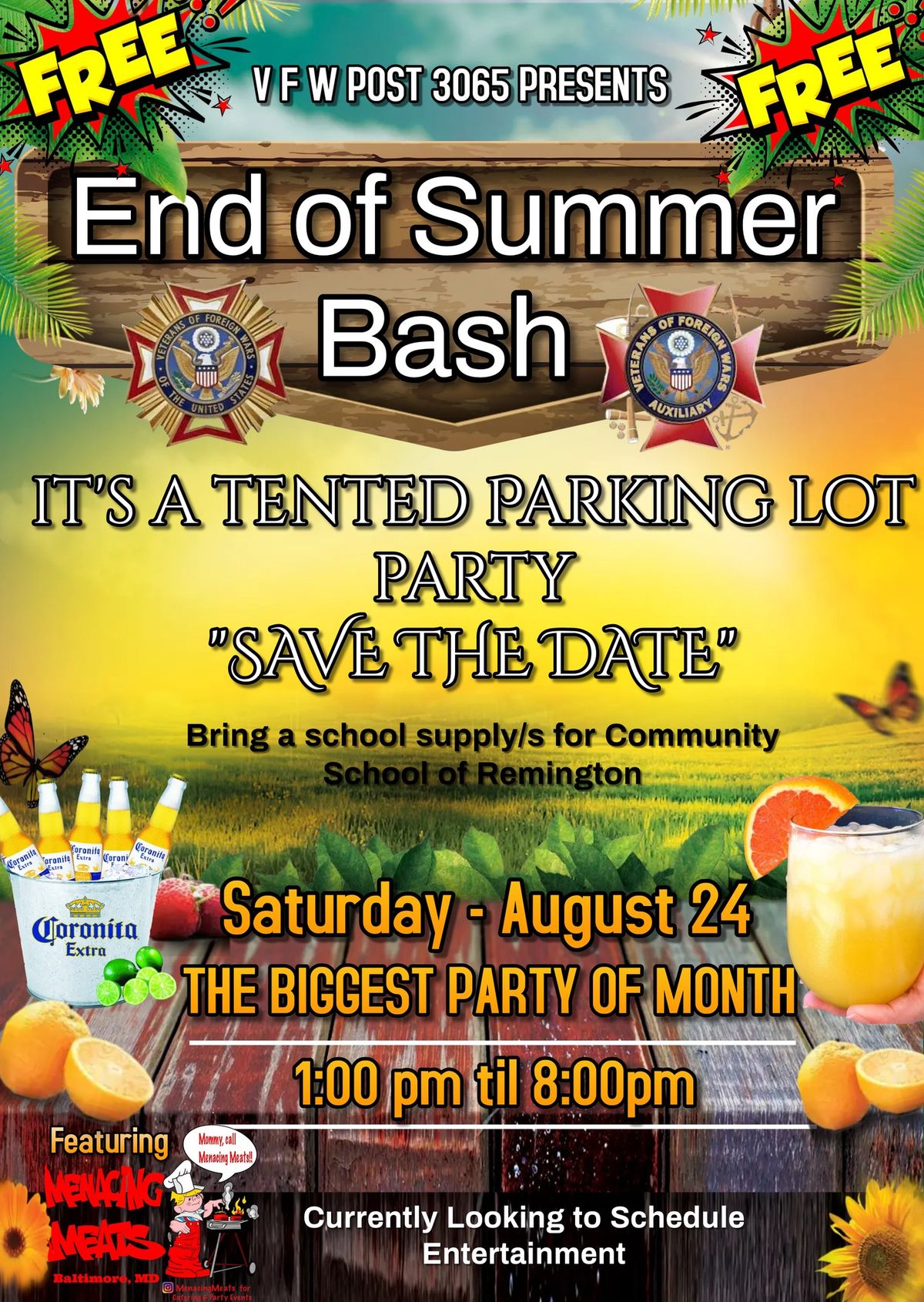 VFW END OF SUMMER BASH