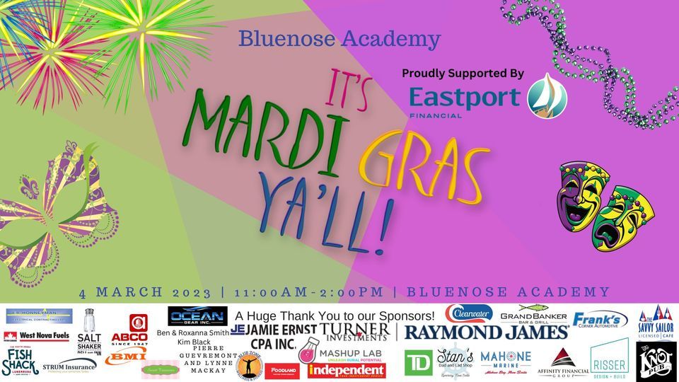 2023 Bluenose Academy Mardi Gras