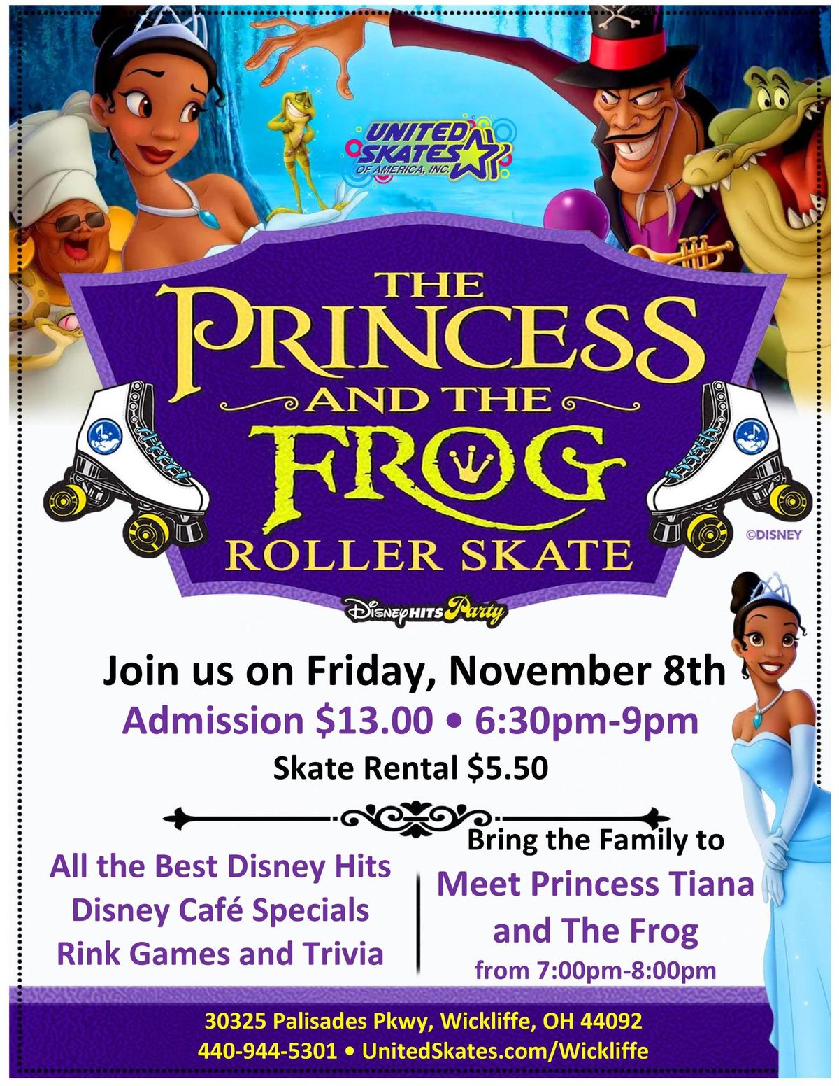 Princess and the Frog Skate 