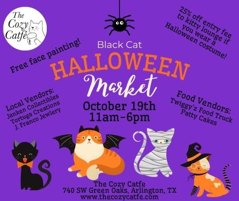 Black Cat Halloween Market