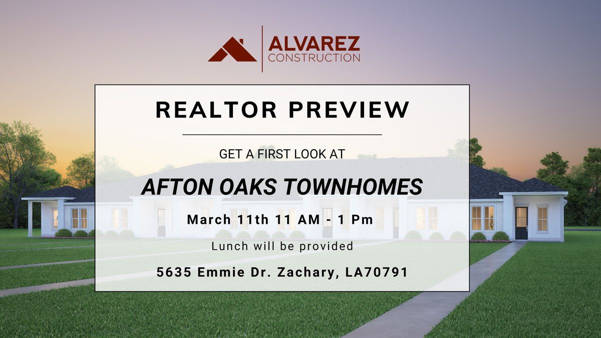 Afton Oaks Townhomes Realtor Preview 