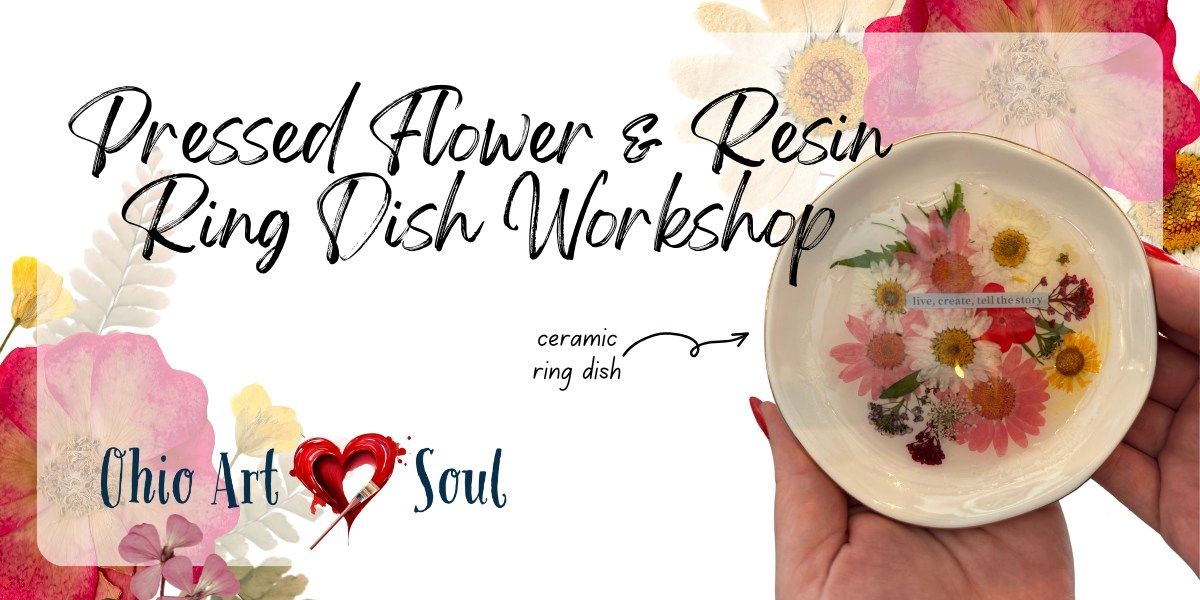 Pressed Flower & Resin Ring Dish Workshop