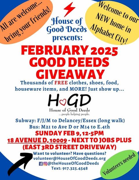 House of Good Deeds Giveaway - Sunday February 9!