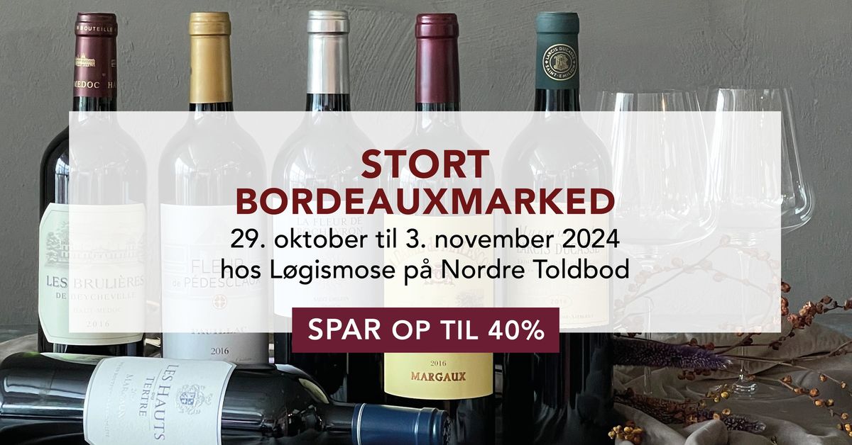 Stort Bordeauxmarked