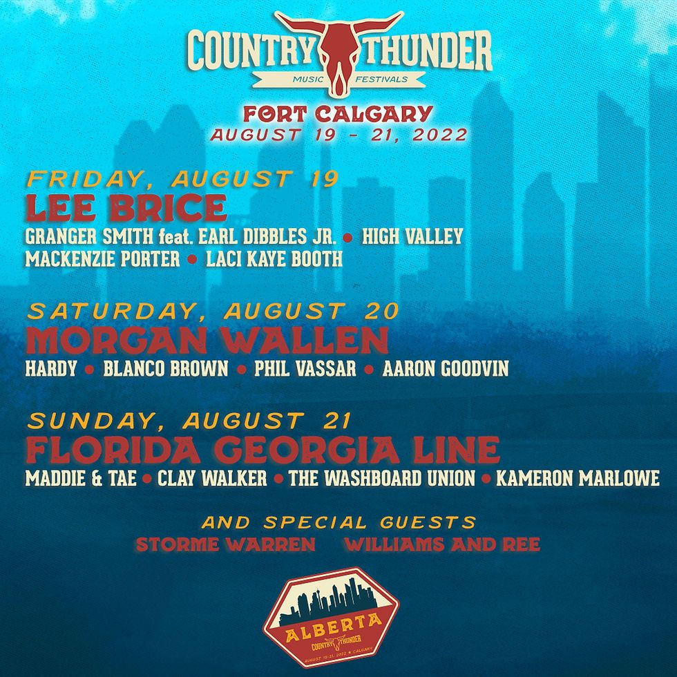 2025 Country Thunder Alberta - Friday