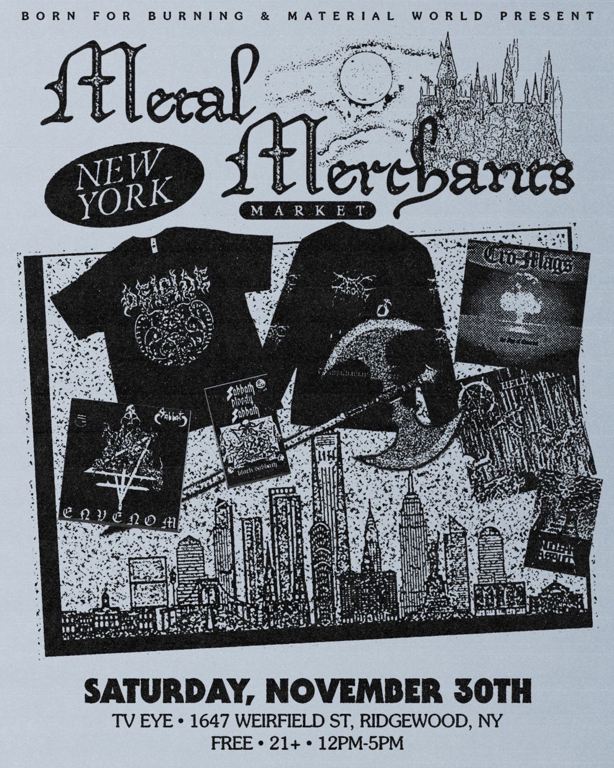 Metal Merchants Market -  NYC - November 30th