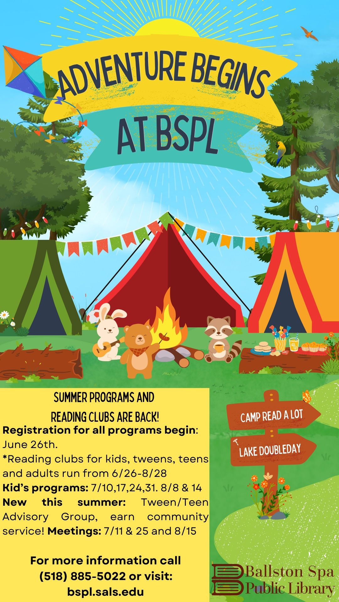 BSPL Summer Programs and Reading Clubs
