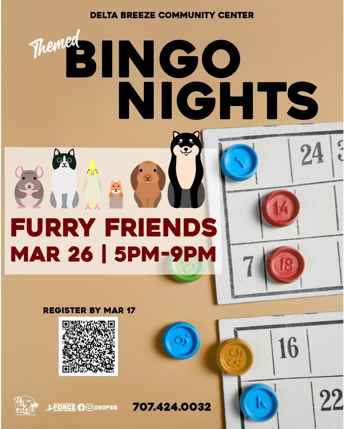 March\u2019s Furry Friends Bingo!